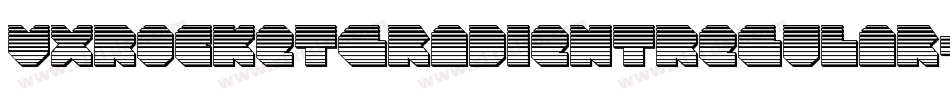 VxRocketGradientRegular-2oyw字体转换