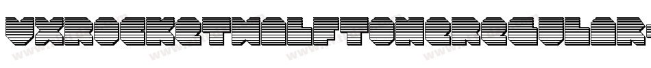VxRocketHalftoneRegular-l1Y0字体转换