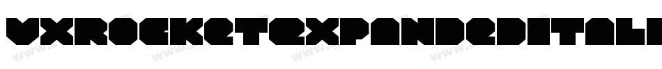 VxRocketExpandedItalic-KreD字体转换
