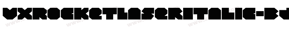 VxRocketLaserItalic-BJm8字体转换
