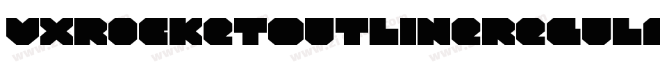 VxRocketOutlineRegular-Y4w4字体转换