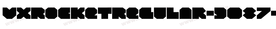 VxRocketRegular-9O87字体转换