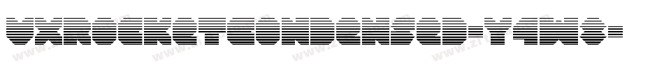 VxRocketCondensed-Y4w8字体转换