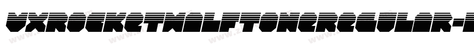 VxRocketHalftoneRegular-l1Y0字体转换