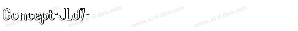 Concept-JLd7字体转换