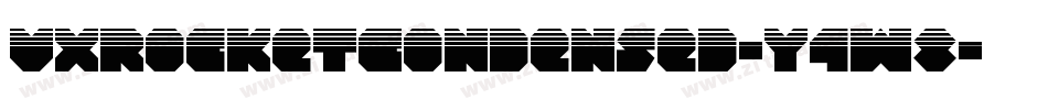VxRocketCondensed-Y4w8字体转换