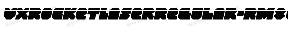 VxRocketLaserRegular-Rm86字体转换