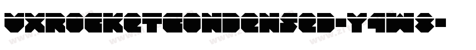 VxRocketCondensed-Y4w8字体转换