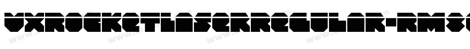 VxRocketLaserRegular-Rm86字体转换
