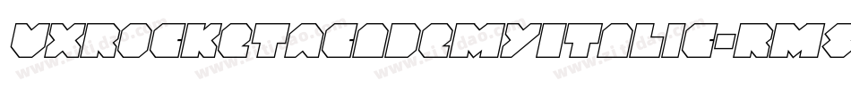 VxRocketAcademyItalic-Rm8l字体转换