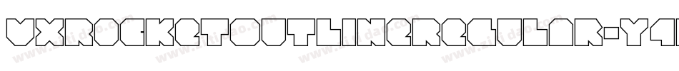 VxRocketOutlineRegular-Y4w4字体转换