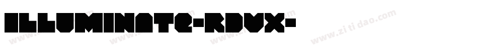 Illuminate-rdVx字体转换