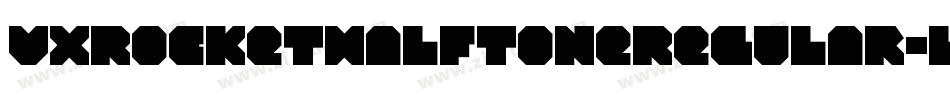 VxRocketHalftoneRegular-l1Y0字体转换