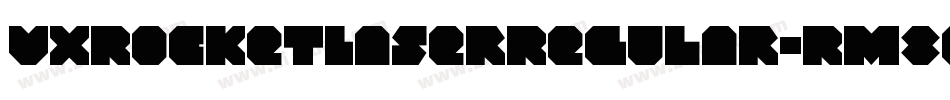 VxRocketLaserRegular-Rm86字体转换