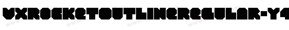 VxRocketOutlineRegular-Y4w4字体转换