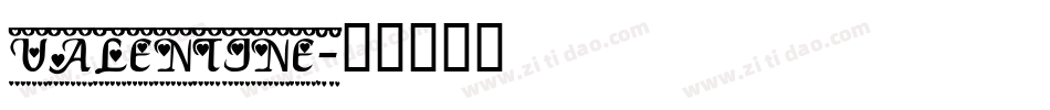 VALENTINE字体转换