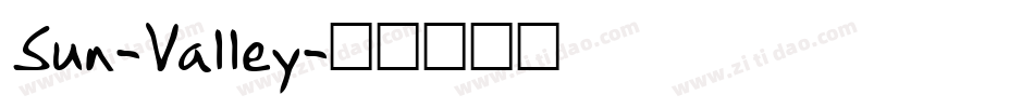 Sun-Valley字体转换