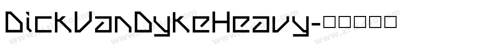 DickVanDykeHeavy字体转换