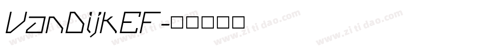 VanDijkEF字体转换