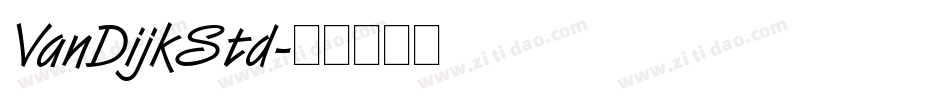 VanDijkStd字体转换