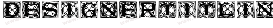 DesignerTitlingCaps字体转换