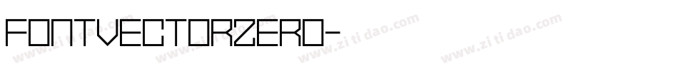 FontVectorZero字体转换
