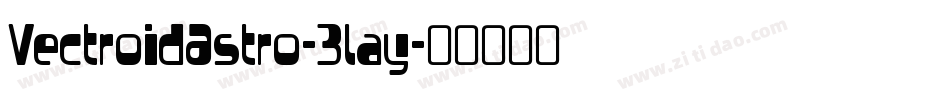 VectroidAstro-3lay字体转换