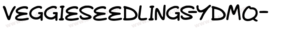 VeggieSeedlings-YdMq字体转换