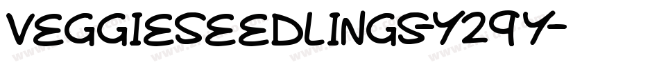 VeggieSeedlings-y29Y字体转换
