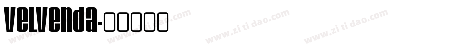 velvenda字体转换