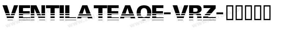 VentilateAoe-VRz字体转换