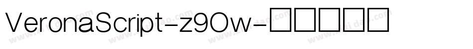 VeronaScript-z9Ow字体转换