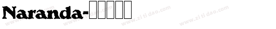 Naranda字体转换