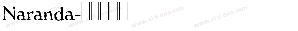 Naranda字体转换