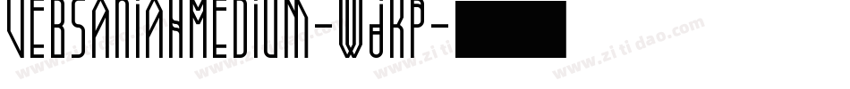 VersaniahMedium-wjKP字体转换