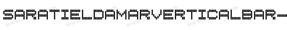 SaratiEldamarVerticalBar-Rp1A字体转换