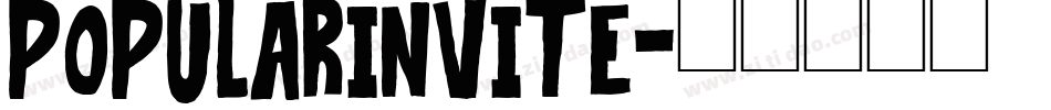 PopularInvite字体转换