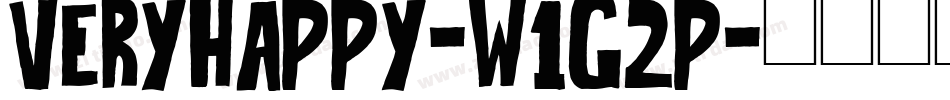 VeryHappy-w1G2P字体转换