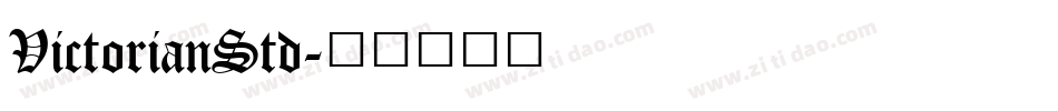 VictorianStd字体转换