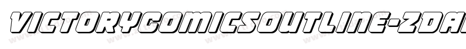 VictoryComicsOutline-ZDAm字体转换