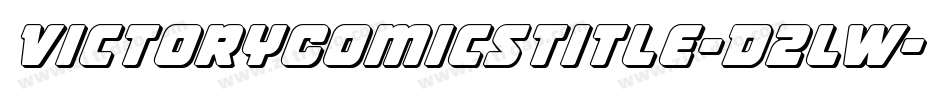 VictoryComicsTitle-D2lW字体转换