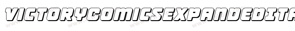 VictoryComicsExpandedItalic-Xxpj字体转换