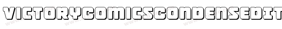 VictoryComicsCondensedItal-dRYE字体转换