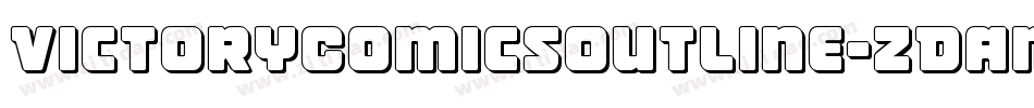 VictoryComicsOutline-ZDAm字体转换