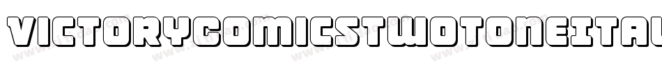 VictoryComicsTwoToneItalic-VZXz字体转换