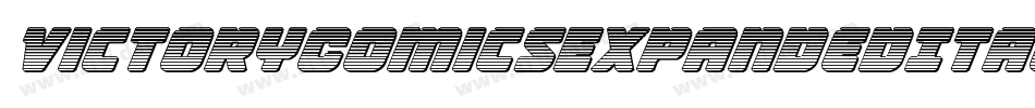 VictoryComicsExpandedItalic-Xxpj字体转换
