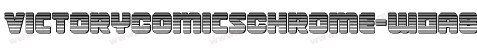 VictoryComicsChrome-w0a8字体转换 VictoryComicsChrome-w0a8字体转换