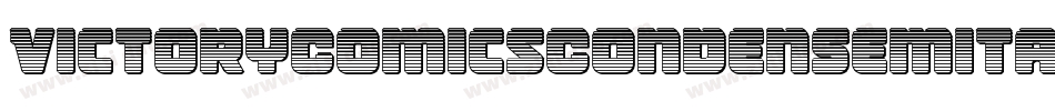 VictoryComicsCondenSemital-P0ex字体转换