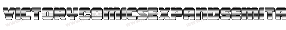 VictoryComicsExpandSemital-gYKP字体转换