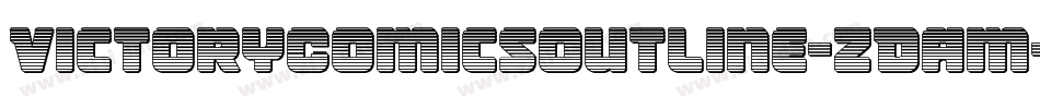 VictoryComicsOutline-ZDAm字体转换